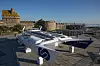 Båten ble nylig vist fram i Saint Malo, Frankrike. I juli starter turen til sjøs.