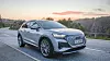 Audi Q4 E-Tron i solnedgang. Foto: Marius Valle
