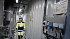 Fortum Oslo Varme søker på nytt om støtte fra EUs innovasjonsfond for å finansiere sitt CO2-fangstprosjekt. Her er Jannicke Gerner Bjerkås, CCS-direktør ved Fortum Oslo Varme, inne i pilotanlegget for CO2-fangst.