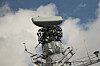 Radarsystemet Artisan 3D skal brukes av de nye,britiske Type 26-fregattene. Her er radaren montert på hovedmasten til den britiske Type 23-fregatten HMS Iron Duke.