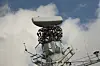 Radarsystemet Artisan 3D skal brukes av de nye,britiske Type 26-fregattene. Her er radaren montert på hovedmasten til den britiske Type 23-fregatten HMS Iron Duke.