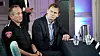 – Det vi hadde implementert, trodde vi var godt nok, sa Nel-sjef Jon André Løkke (t.h.) på pressekonferansen fredag. Til venstre innsatsleder ved Asker og Bærum brannvesen, Sverre Junker.