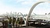På det høyeste ruver broen Sixth Street Viaduct i Los Angeles 32 meter over bakken.