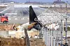 Vraket av Jeju Air-flyet på Muan-flyplassen.