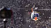 Testingen med BO 105-helikopteret ble gjennomført i et steinbrudd.