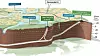 Tunnelprofilen på Förbifart Stockholm ved Lövö, der AF Gruppen skal bygge tilsammen 20 kilometer tunnel. Ill: Trafikverket