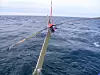 Hevingen av hovedrotoren på Bond-helikopteret som havarerte i 2009.