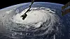 Orkanen Florence fotografert fra den internasjonale romstasjonen ISS.