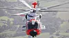 Norsk AW101-612 over England. Bilde: Leonardo