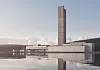 Nei, arkitekten har ikke glemt å tegne inn vinduer. Norges første skyskraper er forbeholdt sjøkabler. Illustrasjon: Nexans