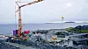 Her bygges sjøvannsanlegget som blir en del av kjølesystemet for omformeranlegget på Haugsneset.