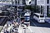 Romeriksporten mellom Oslo S og Lillestrøm var stengt for togtrafikk i fjor sommer, etter feil på en sporveksel. Da ble det satt inn buss for tog. Foto: Ørn E. Borgen / NTB