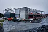 Bygget på Haugsneset ved Kårstø får en grunnflate på 3000 kvadratmeter. Enda et slikt bygg skal reises i forbindelse med neste fase av utbyggingen på Johan Sverdrup-feltet. Foto: Aibel
