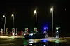 Tesla Model S på lading på Circle K Abildsø. Foto: Mathias Klingenberg