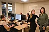 De ansatte i Intelecy koder på harde livet før internasjonal lansering. Camilla Gjetvik og Anna Olsson i Intelecy er optimistiske. Foto: Gunhild Haugnes