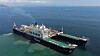Sjøtesting av Pieter Schelte ved Okpo i Sør-Korea. Nå blir fartøyet til 'Pioneering Spirit.'