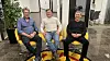 Den nye konsernledelsen i B&G: Fv. Øyvind Langemyr som nå er konserndirektør i B&G, Geir Nesland Nilsen, ny daglig leder i B&G, og Sverre Garpestad, styreleder i B&G.