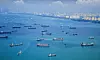 Singapore havn har hvert år rundt 130.000 skipsanløp. Bilde: Colourbox
