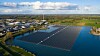 Sekdoorn flytende solkraftverk i Nederland nær byen Zwolle har en toppeffekt på 14,5 MW, nok til 4000 husholdninger. Anlegget ble installert på seks uker. Det består av 40.000 paneler