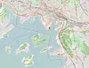 Utslipp fra kaier i Oslo Havn 2016. Kraftig rødt viser hvor punktutslippene er høyest. Kartet ble laget for ReCharge-prosjektet med DNV GL, Oslo Havn, ABB og Cavotec. Utslippene fra Vippetangen stammer fra tre ferger. Utslipp fra Sørenga er fordelt på 46 ulike skip som trafikkerte havna mer eller mindre jevnlig. Bilde: DNV GL
