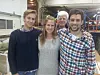 NTNU-studenter vant i år både første og andreplass i Lisnyks Ships design konkurranse. Professorene Stein Ove Erikstad og Anders Endal har engasjert seg mye i skipsplanleggingen. Fra venstre: Marius Fekene, Yngvild Slettevold, professor Anders Endal og Torleif Ø.Berntsen.