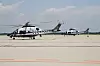 To av politiets nye AW169-helikoptre på Malpensa lufthavn nordvest for Milano tirsdag. Foto: Luigi Pisano