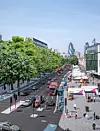 SupersykkelveierSupersykkelveiene skal gjøre det enklere å være syklist i London. Her et forslag fra Whitechapel High Street.