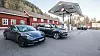Tesla Model 3 og Kia e-Soul.