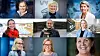 Erfarne toppledere: Fra venstre: Alexandra Bech Gjørv i Sintef, Gro Bakstad i Vy, Kjerstin Braathen i DNB, andre rekke: Merete Hverven i Visma, Elisabeth Vike Vardheim i Statnett, Camilla Amundsen i Rambøll, tredje rekke: Birgit Farstad Larsen i Cowi, Birgitte Ringstad Vartdal i Statkraft og Grete Bergly i Multiconsult