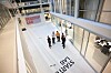 To år: Startuplab er den største inkubatoren i Norge, og feirer­ to­årsjubileum under Oslo Innovation­ Week i oktober. Fra venstre: Inkubatorsjef Kjetil Holmef­jord, Tor Bækkelund, partner­ i Founders Fund, Sebastian Almnes, Eivind Grønn og Paal Stian Aagenæs­ fra Techpear.