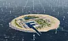 Slik kan en framtidig energi hub for havvind se ut. Målet er å få den realisert i starten av 2030-årene. Foto: Ill. TenneT