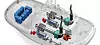 Gjennomskåret illustrasjon viser plassering av hydrogentanker (blå) og motorer i Hydrotug. Den skal ha to 16 V DF-motorer på 2 MW, til sammen 4 MW og Volvo Penta Tier III-godkjent hjelpemotor. Hydrogen lagres på 396 sylindriske trykkbeholdere, totalt 405,5 kg H2. Taubåten med 65 tonn trekkraft skal brukes på havna i Antwerpen. Illustrasjon: CMB Tech