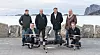 Droneprosjektet hadde et møte i Fosnavåg på Sunnmøre denne uka. Bak fra venstre: Raymond Kristiansen, Norut Narvik/UiT, Nils Haaheim-Saers, Norut, Stig Remøy, Olympic Subsea og Svend Heier, Stable. Foran f.v. Leif Johan Holand, Griff og Bjørn Inge Kvalsund, Olympic Subsea. Bilde: Norut