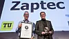 I 2015 mottok Zaptec Norwegian Tech Award på Oslo Kongressenter. Fra venstre: Øyvind Wetteland, en av Zaptecs to gründere, og daværende sjef Brage Johansen.