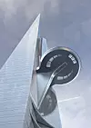Med en høyde på over en kilometer, blir Dubais Burj Khalifa synlig 173 meter kortere enn Kingdom Tower som tar over rekorden som verdens høyeste bygg.