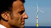 Den franske presidenten Emmanuel Macron åpnet denne måneden en ny hjavvindpark ved Saint-Nazaire.