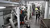Noen justeringer gjenstår på en av hovedmotorene. Bilde: Eirik Helland Urke