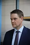 Administrerende direktør Harald Solberg i Rederiforbundet hadde tirsdag møte med UD og Forsvarsdepartementet. De er enige om at diplomatiet må finne varige løsninger på konflikten mellom Israel og palestinerne. Det er rotårsaken til houthienes angrep på skipsfarten. Foto: Tore Stensvold