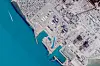 Kjernekraftverket Bushehr i Iran avbildet fra satellitt i desember 2025.