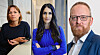 Nito-advokat Kristin Rydne, Nordeas forbrukerøknom Derya Incedursum og Nito-advokat Fredrik Lund Skyberg svarer på koronaspørsmål fredag klokken 10.