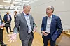 Øystein Matre i Westcon og Guillaume Weisrock, leder for salg og forretningsutvikling i Naval Group.