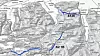 K2-traseen går over Aurskogfjellet, i stedet for langs Svarløkvatnet lenger vest. Ill: Statens vegvesen