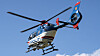 Politihelikopteret LN-OCP på en flygning i 2015. Søndag forlot det Gardermoen for siste gang og fløy til Bodø og Norsk luftfartsmuseum.