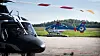 EC135 på Gardermoen med etterkommeren AW169 i forgrunnen. Foto: Eirik Helland Urke