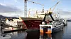 Skip over 70 meter må ha los eller navigatører med farledsbevis, mens det er unødvendig for mindre skip. Her er russiske skip ved Fiskerstrand Verft ved en tidligere anledning.