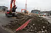 Enova støtter infrastrukturutbygging i Møre og Romsdal. Bildet viser nedgraving av høyspentkabler på kaia i Oslo. Bilde: Tore Stensvold