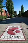 FOTO: Sivilingeniørstudiene i teknisk design er også populære i industrilandet Sverige. Her ser vi veien bort mot hovedinngangen til campus.