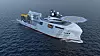 Vard har designet et nullutslipps ankerhåndteringsfartøy, Vard 2 18, som kan egne seg som et ammoniakkdrevet installasjonsskip for havvind.