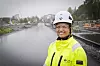 – Kald vinter kan være krevende for å få ladet maskiner med elektrisk drift, sier Hafslunds forretningsutvikler Mathilde Knobel Christensen. Foto: Bjørn Olav Amundsen