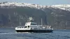 MF Ampere ble i 2015 verdens første helelektriske bil- og passasjerferge. Fra 1. september 2026 overtar Fjord1 kontrakten fra Norled. Da blir alle fire ferger elektriske og mer og mer autonome. Foto: Tore Stensvold